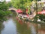 Gezellige terrassen aan de Oudegracht in Utrecht